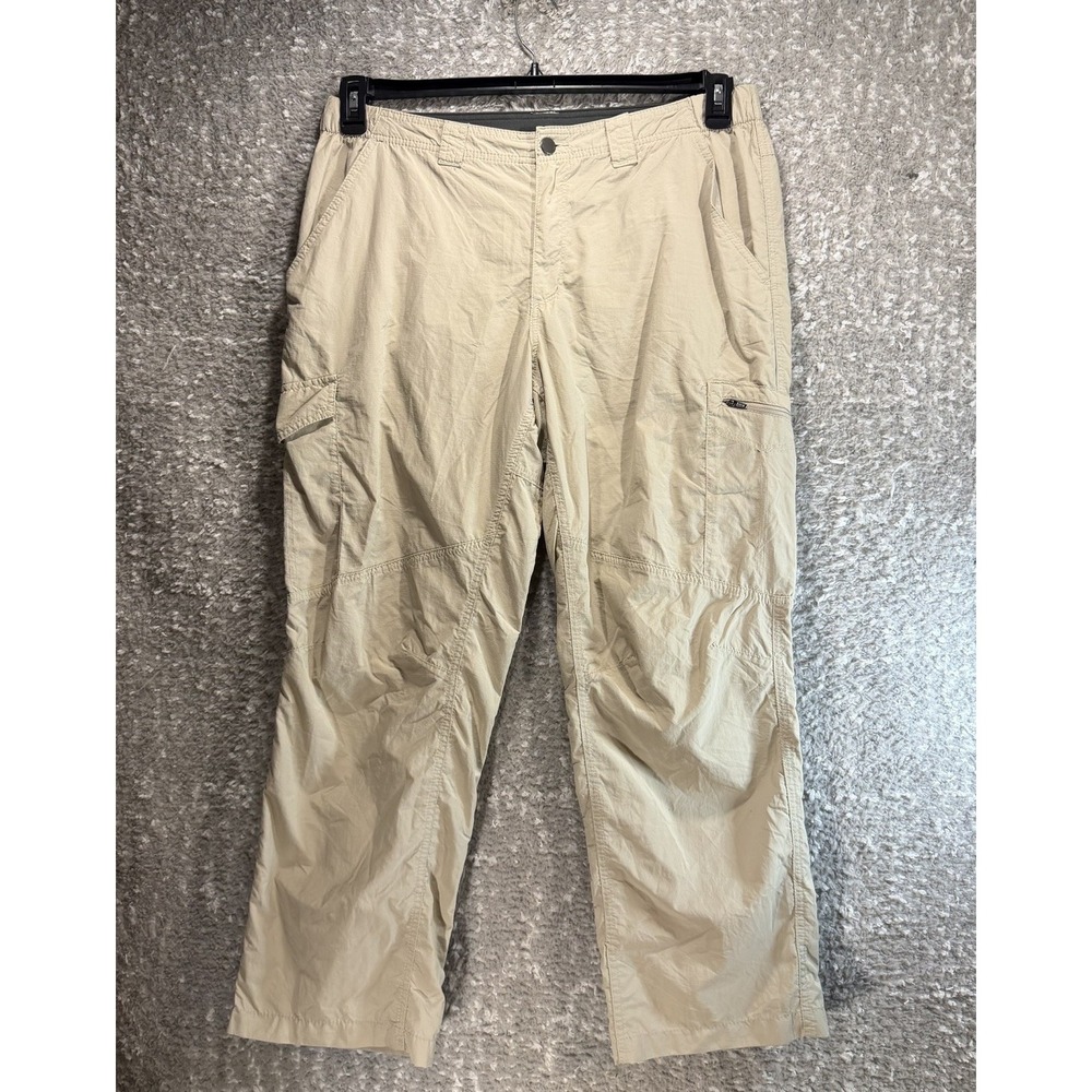 Columbia Outdoor Nylon Cargo Pants 36 Fishing Performance Nature Lightweight